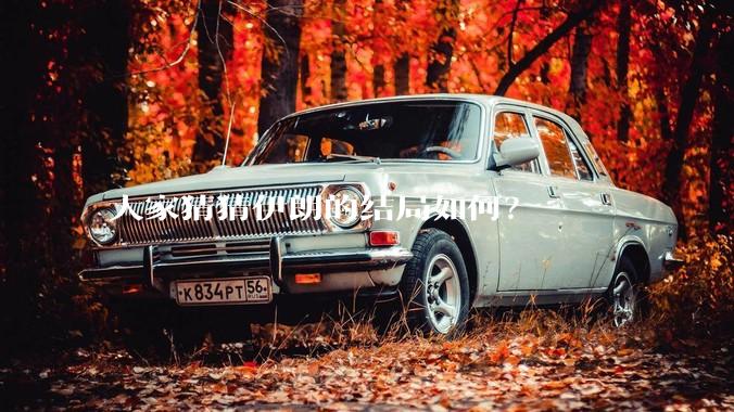 大家猜猜伊朗的结局如何？