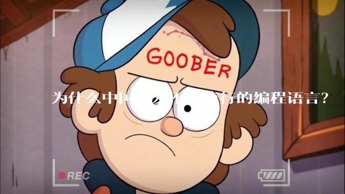 为什么中国开发不出流行的编程语言？